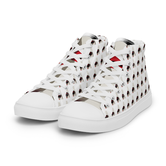 Women’s high top canvas shoes